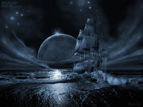 George Grie. Ghost ship series: Full Moon Rising.